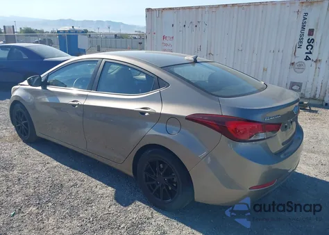 2016 Hyundai Elantra Se из США, поврежденный, VIN 5NPDH4AE8GH740582